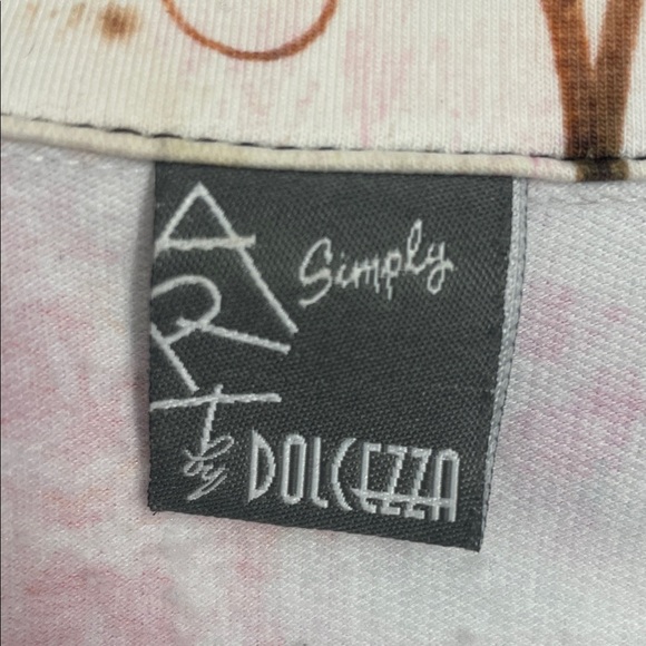 Floral Multicolor Women's Jacket by Dolceeza Silver Buttons Sz S(4) - Picture 7 of 11